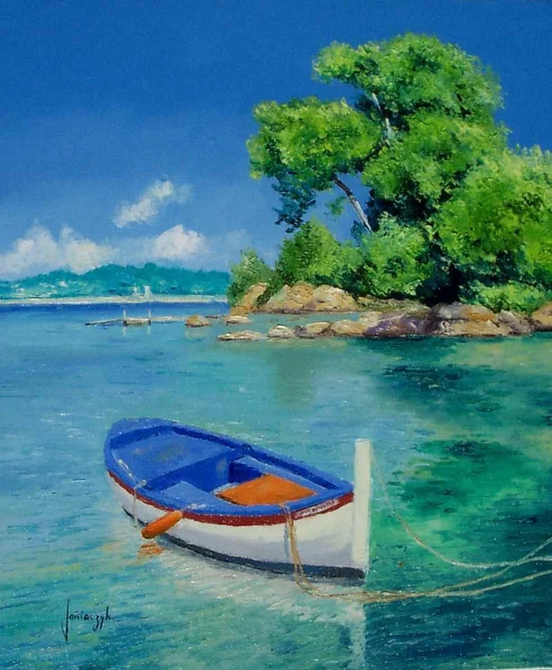 Tạo nên khoảnh khắc sống động với vẽ tranh biển đẹp