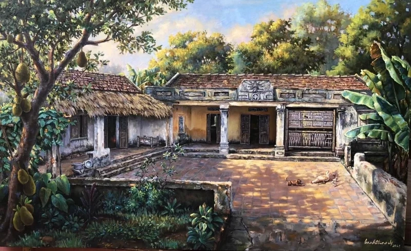 Khám phá nghệ thuật dân gian qua vẽ tranh cảnh làng quê đơn giản