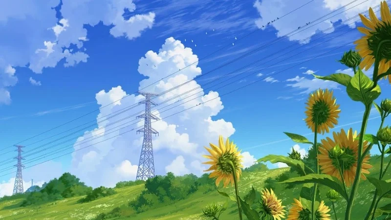 Sáng tạo cùng vẽ tranh phong cảnh anime đầy màu sắc