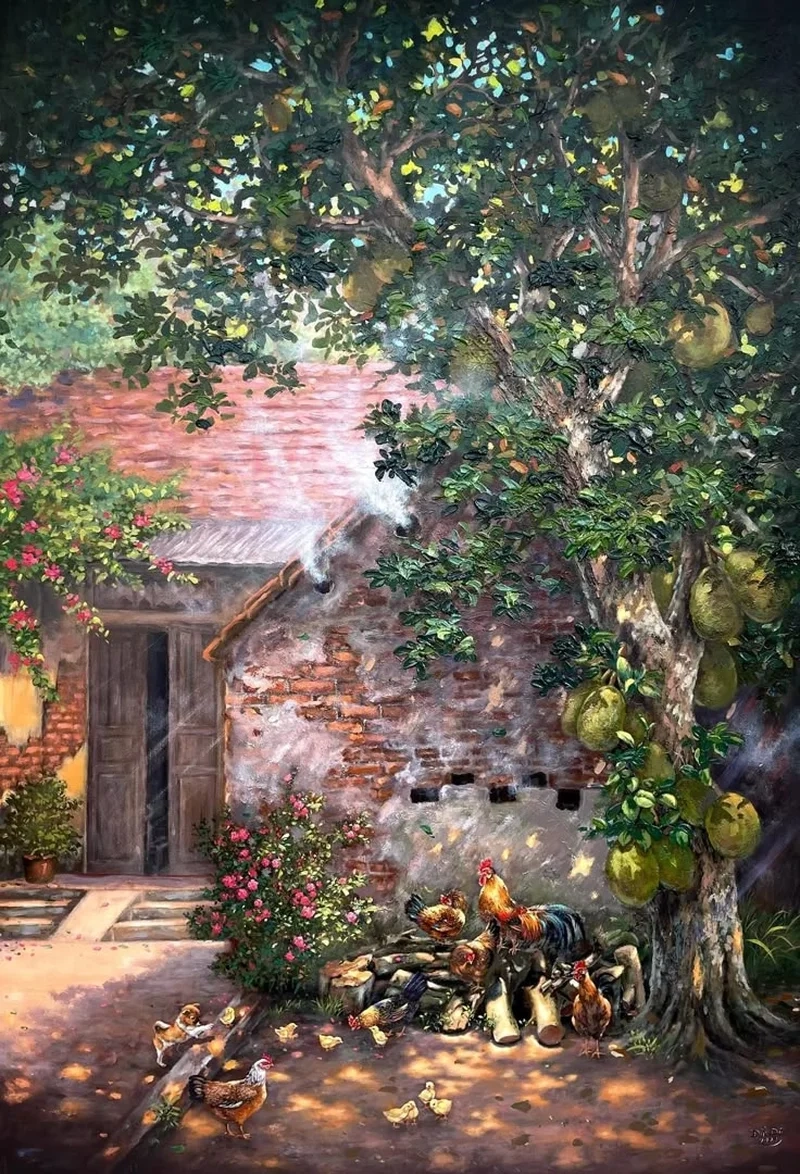 Thưởng ngoạn thiên nhiên qua vẽ tranh phong cảnh quê hương