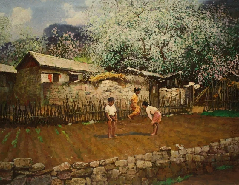 Bắt đầu dễ dàng với vẽ tranh quê hương đơn giản