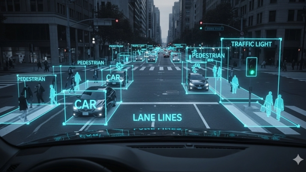  Xe tự lái sử dụng computer vision để nhận diện môi trường xung quanh