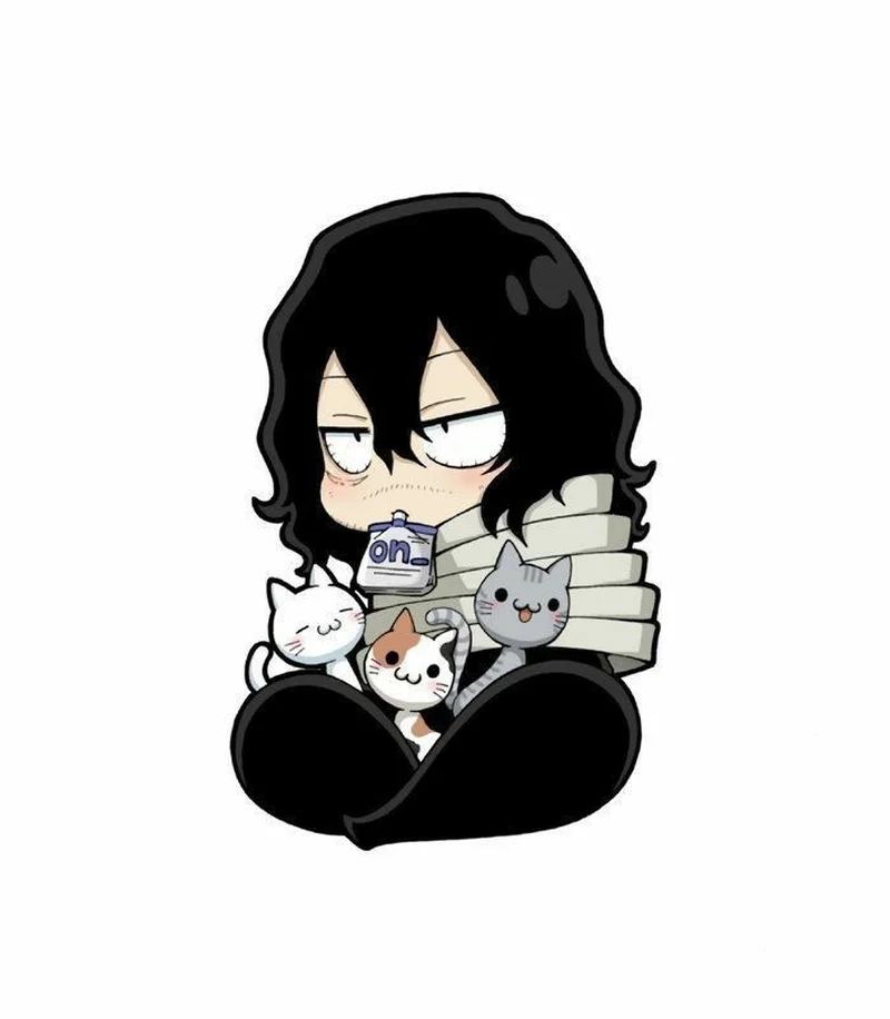 Không thể rời mắt trước vẻ aizawa chibi