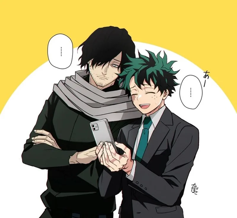 Fan art cực chất từ deku x aizawa