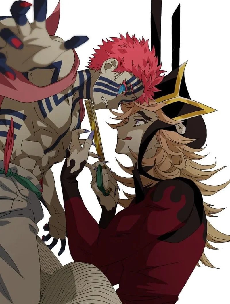 Khám phá bản fanart táo bạo akaza x douma r34