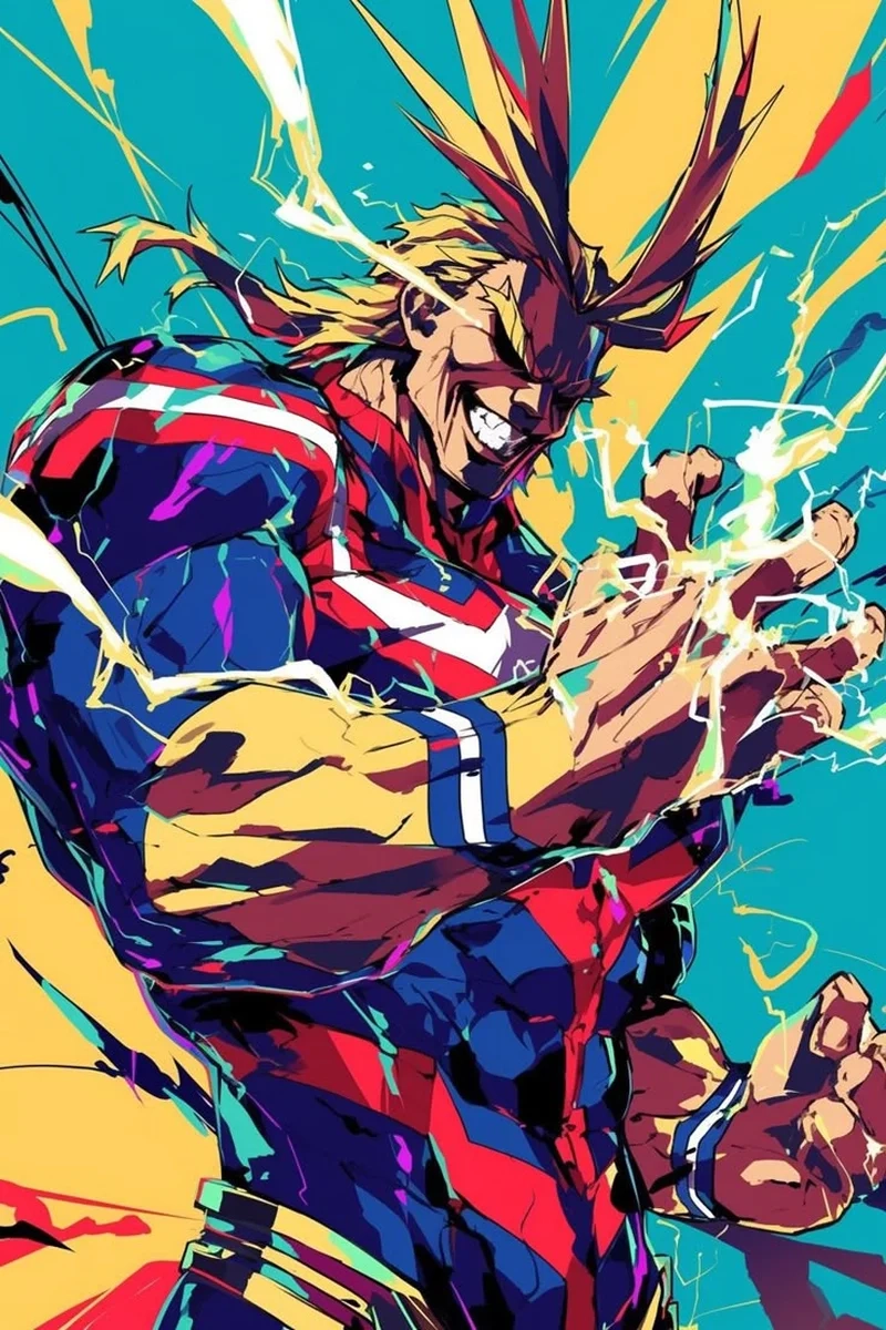 Ngắm chi tiết tạo hình all might hero academia