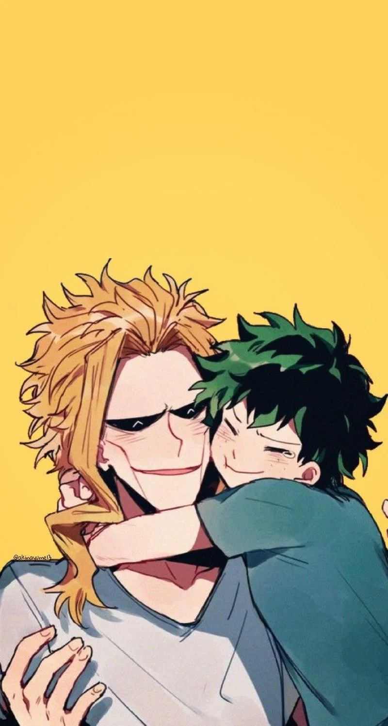 Fan art sáng tạo all might x deku