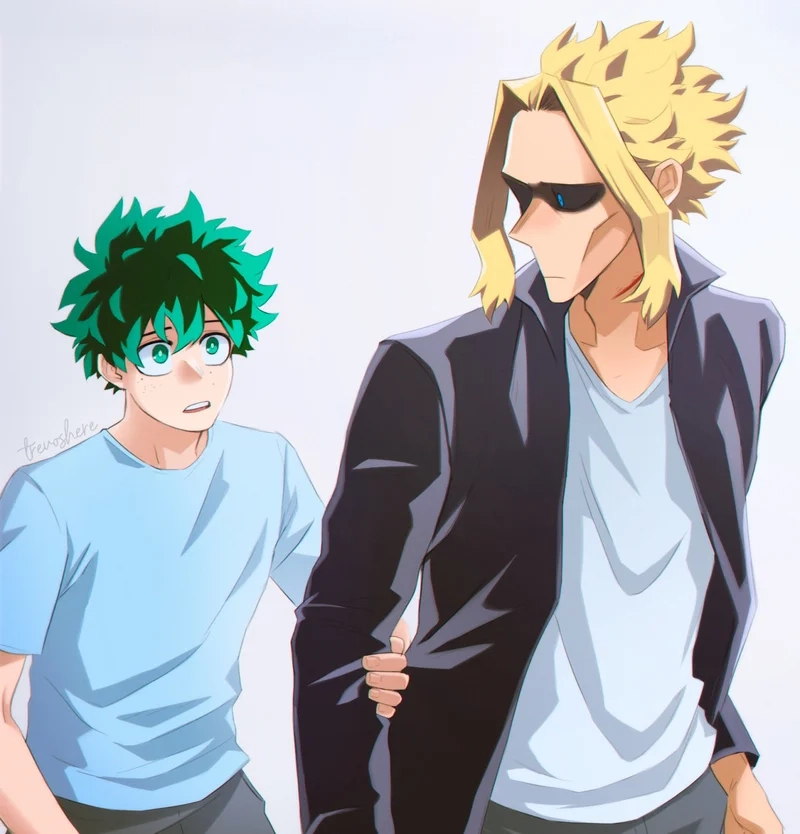 Hòa nhịp cảm xúc với deku x all might