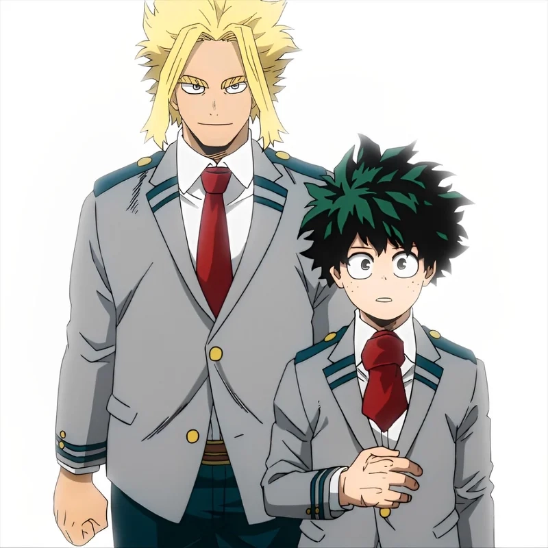 Khám phá combo quyền lực all might x izuku