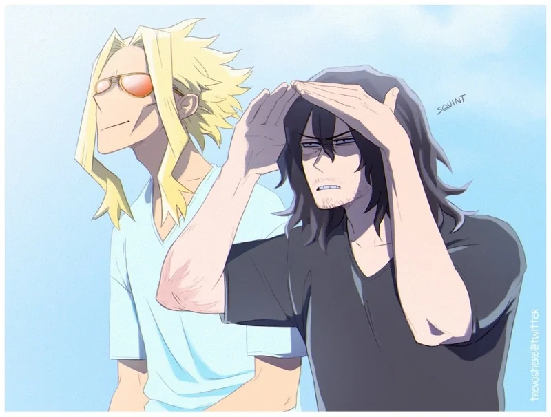 Kết hợp sức mạnh all might x aizawa