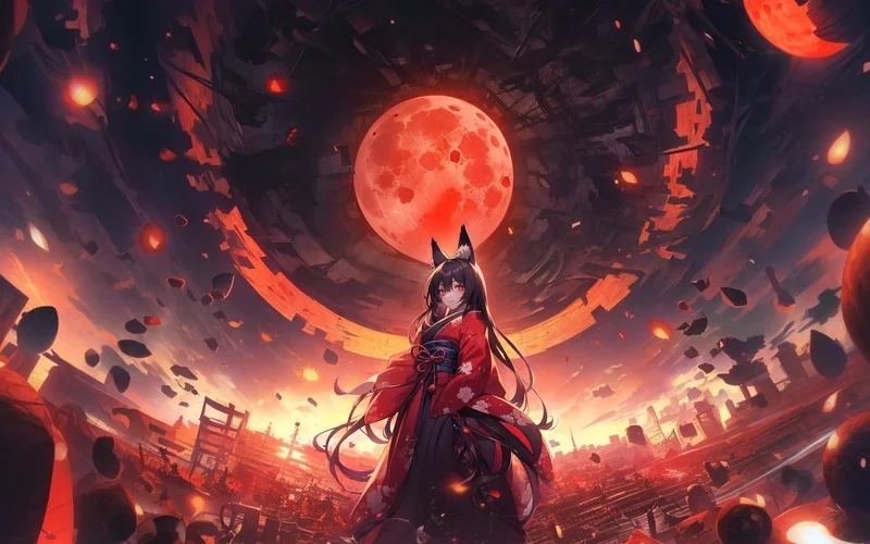 Tạo không gian mới cho máy tính với ảnh anime 4k cho pc