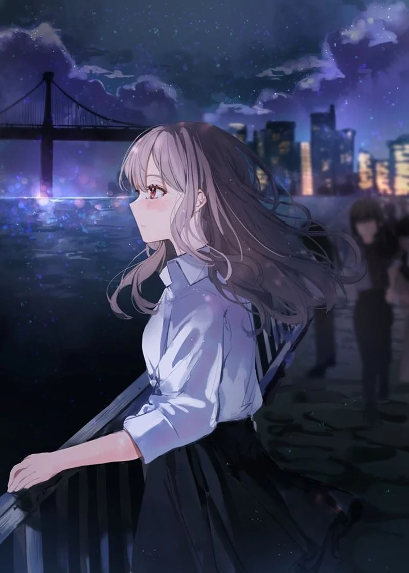 Tìm sự đồng cảm trong hình ảnh anime buồn nữ