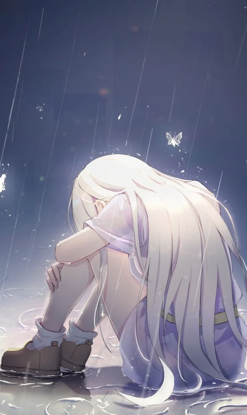 Ghi lại khoảnh khắc tâm trạng với ảnh cô gái buồn anime