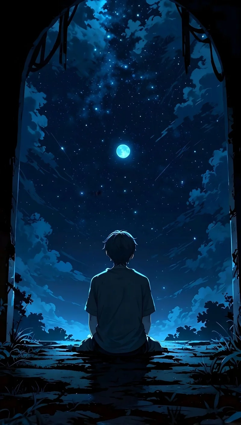 Thỏa sức cảm xúc với hình ảnh anime buồn cô đơn