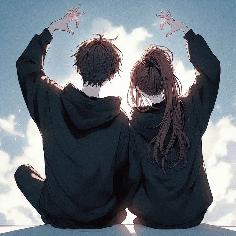 Khám phá cảm xúc lãng mạn với ảnh anime cặp đôi yêu nhau