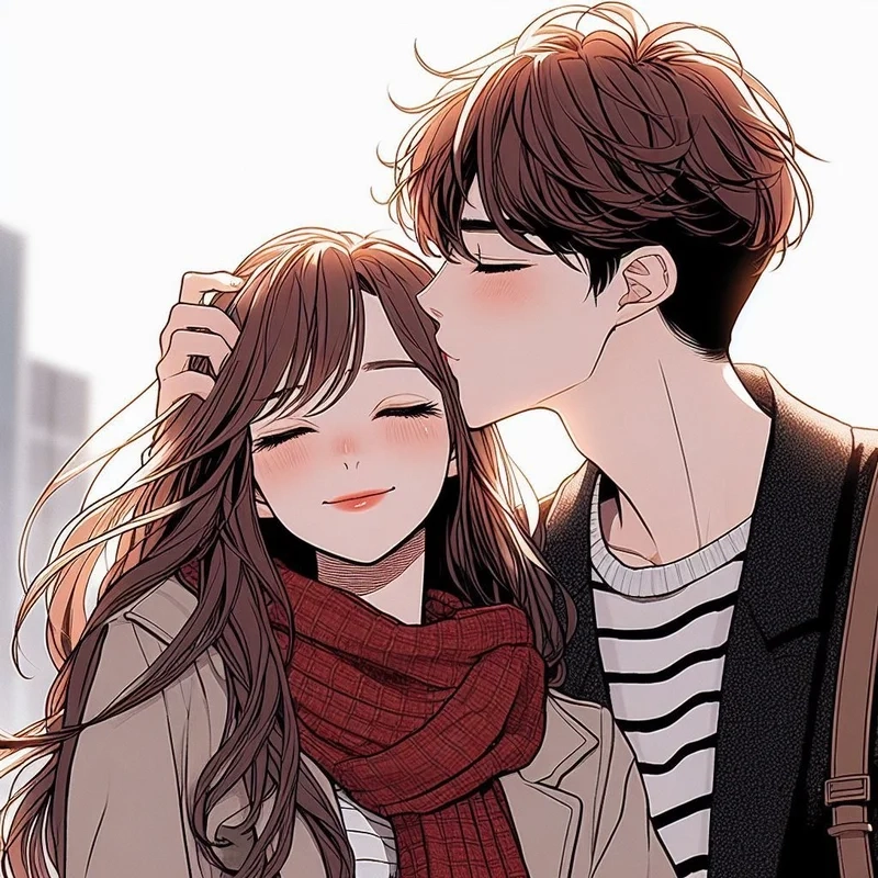 Tạo avatar ngọt ngào từ avatar ảnh cặp đôi yêu nhau anime