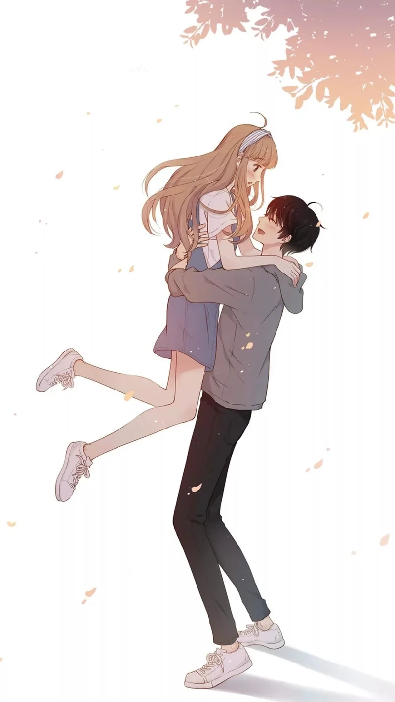 Tận hưởng khoảnh khắc đáng yêu với ảnh anime cặp đôi yêu nhau cute