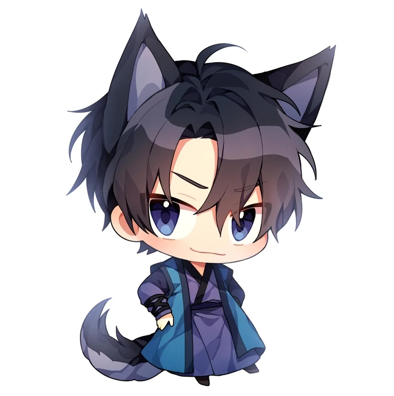 Thỏa sức sáng tạo với hình ảnh anime chibi cute nam