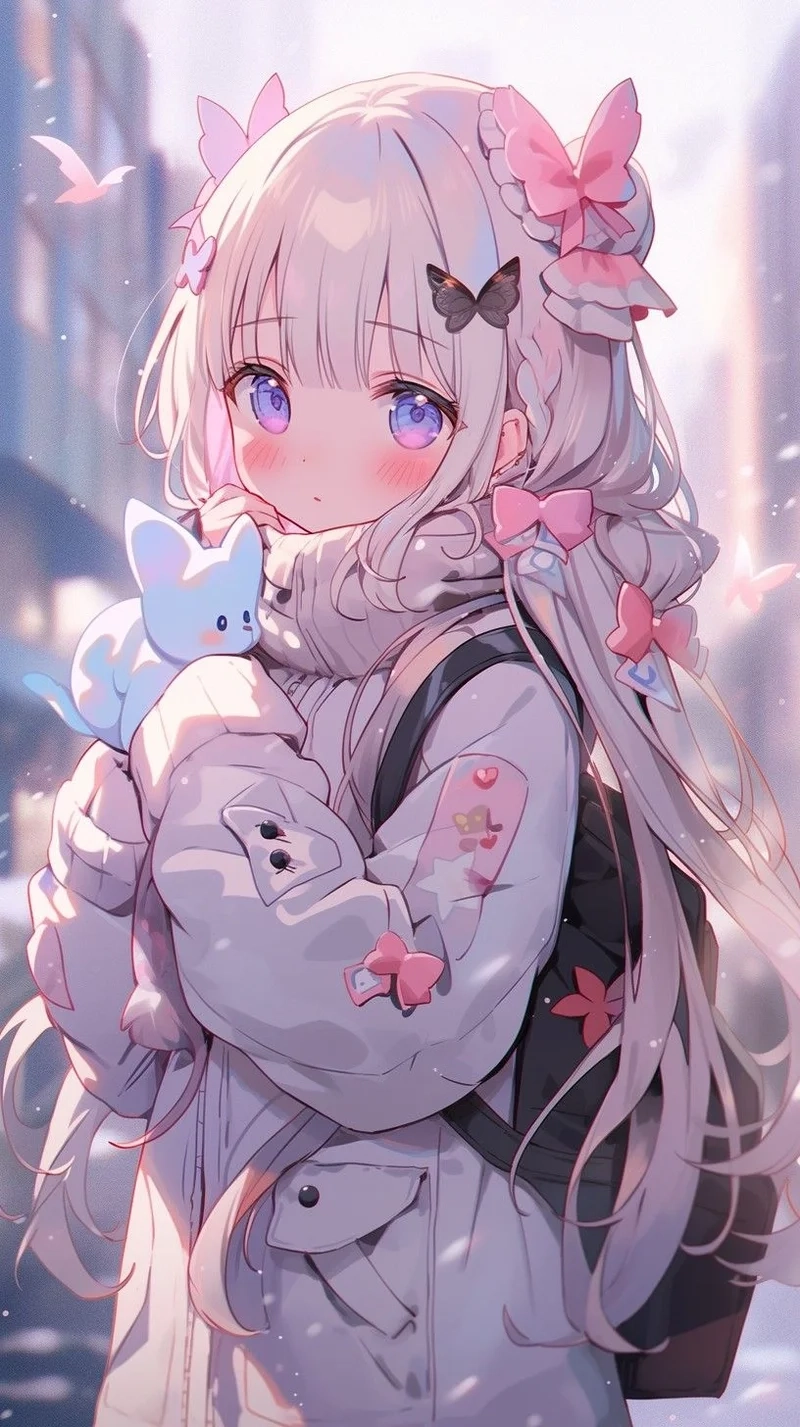 Tận hưởng vẻ cute tuyệt vời với ảnh anime cute dễ thương