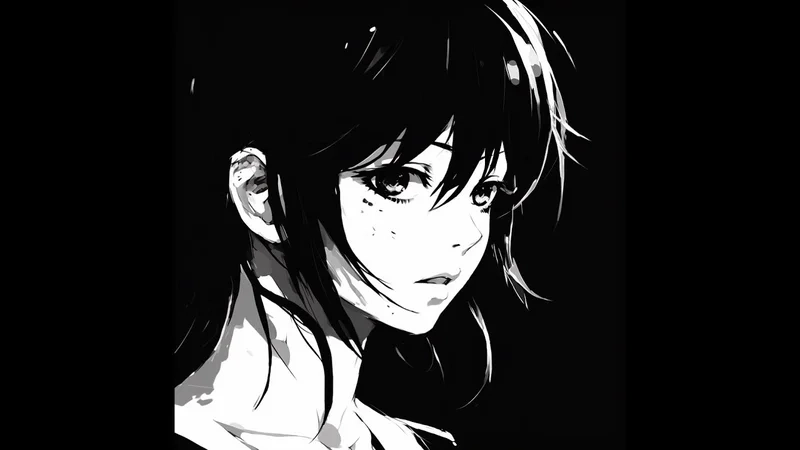 Tạo avatar độc đáo từ avatar ảnh anime đen trắng