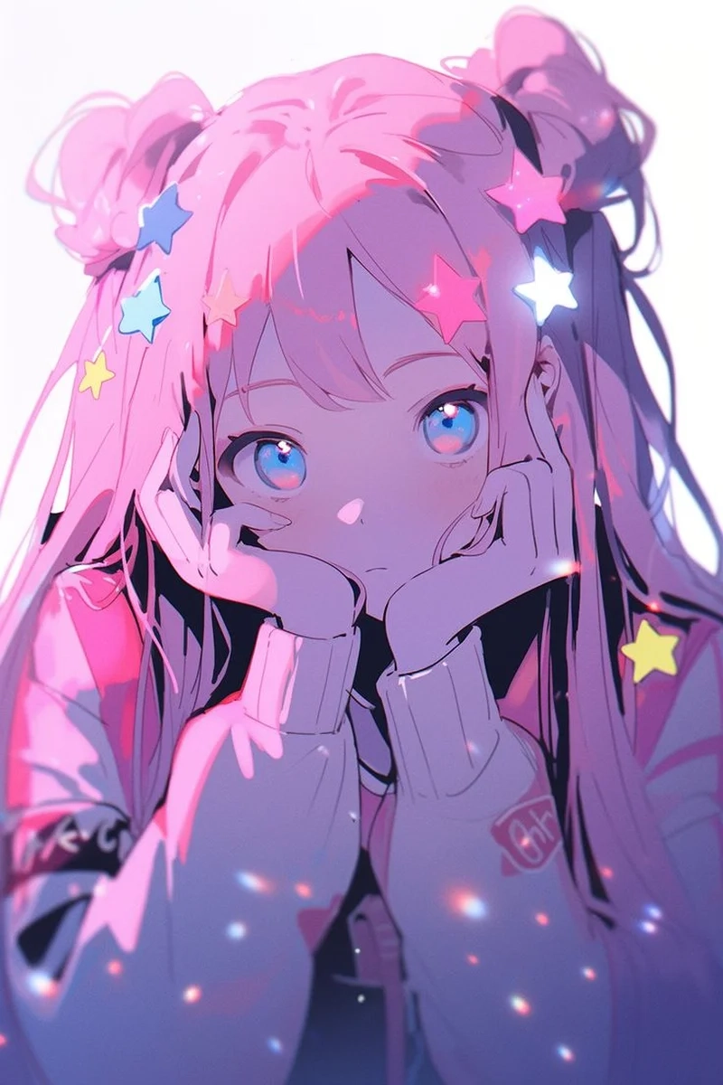 Lạc vào thế giới dễ thương qua ảnh anime gái dễ thương