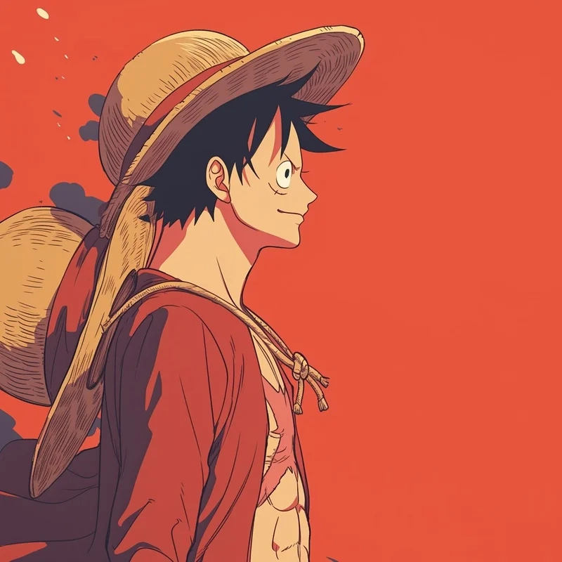 Thả tim với hình ảnh anime luffy dễ thương