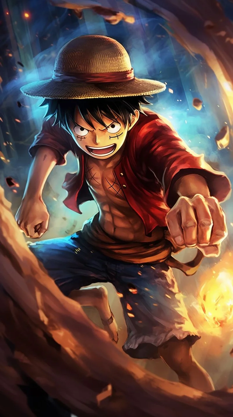Biến avatar cực chất cùng ảnh anime luffy ngầu