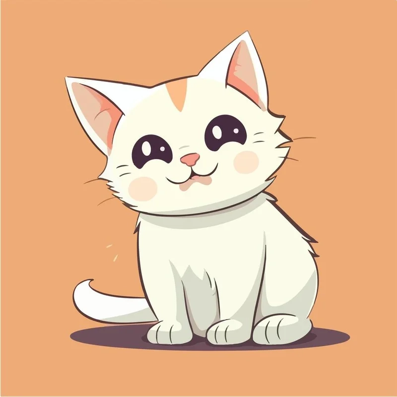 Lưu giữ nụ cười với hình ảnh anime mèo cute tinh tế