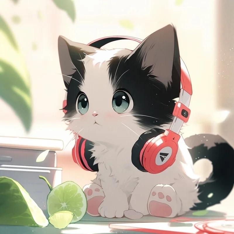 Lưu giữ khoảnh khắc với ảnh anime mèo cute dễ thương