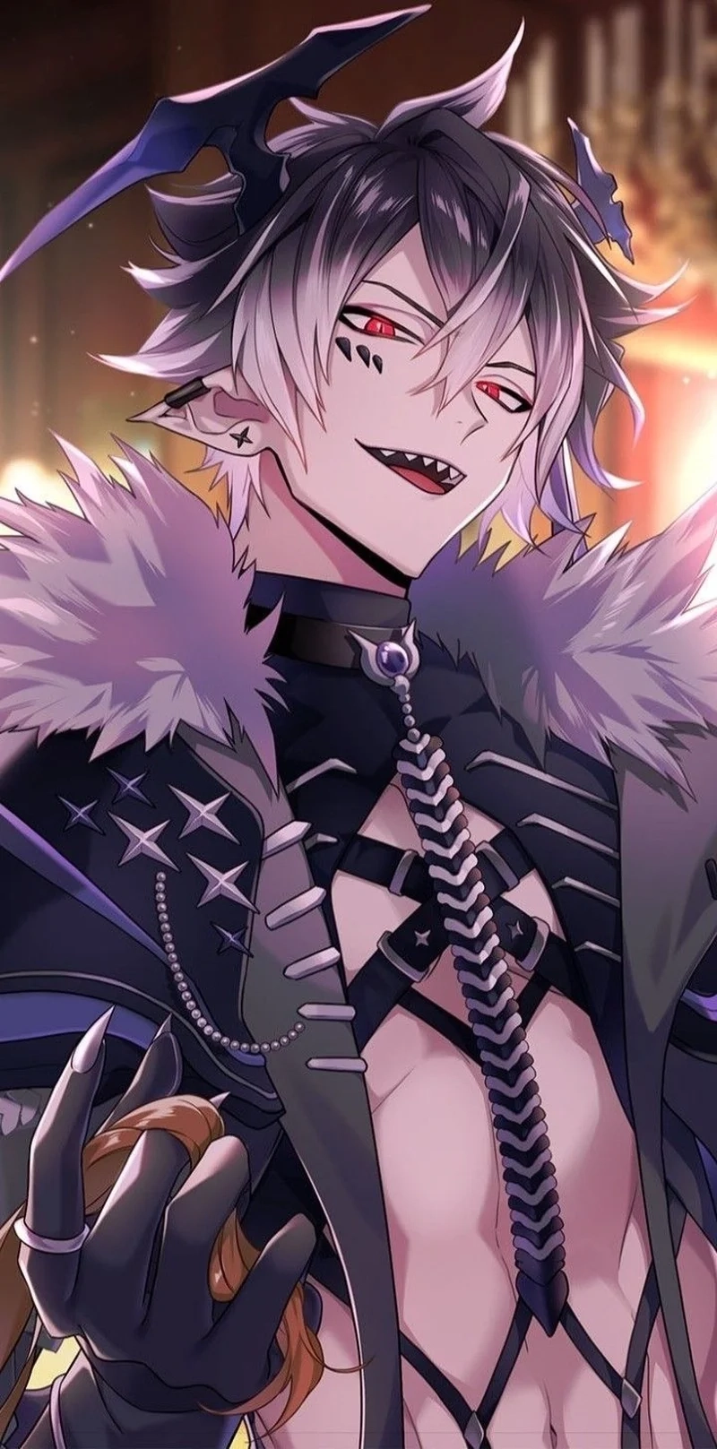 Phong cách đối lập đầy ấn tượng với ảnh anime nam ngầu lạnh lùng ác quỷ nữ