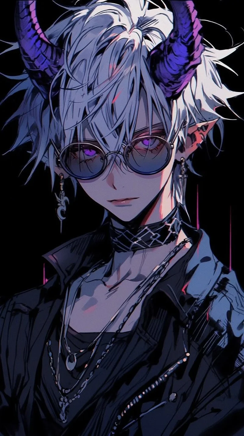 Tận hưởng thần thái mạnh mẽ với hình ảnh ác quỷ anime nam