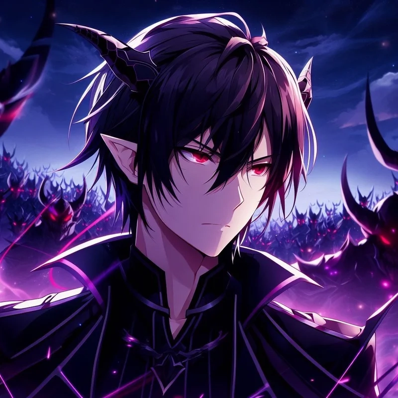 Avatar cá tính từ ảnh ác quỷ anime nam