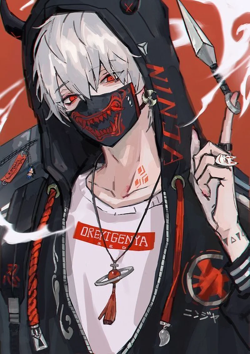 Khám phá phong cách mạnh mẽ với ảnh anime nam ngầu lạnh lùng ác quỷ