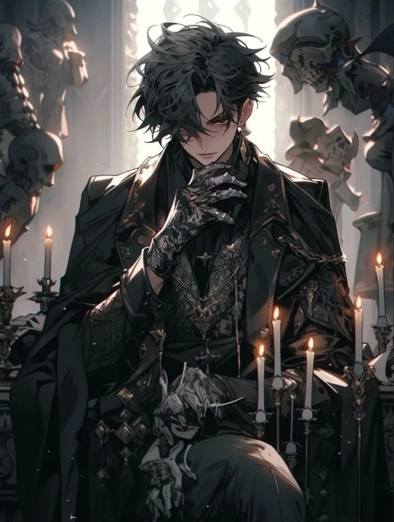 Avatar phong cách mạnh mẽ với avatar ảnh anime nam ngầu lạnh lùng ác quỷ