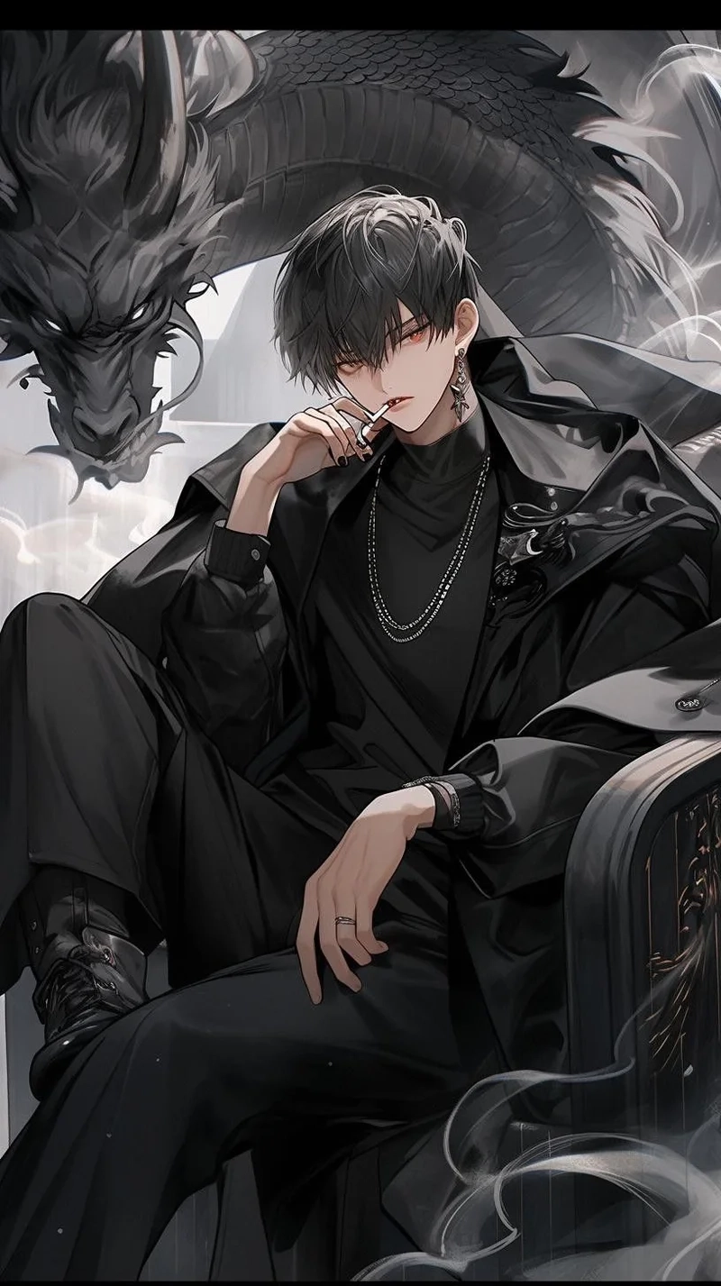 Kết hợp dễ thương và ngầu với ảnh anime nam ngầu lạnh lùng ác quỷ cute