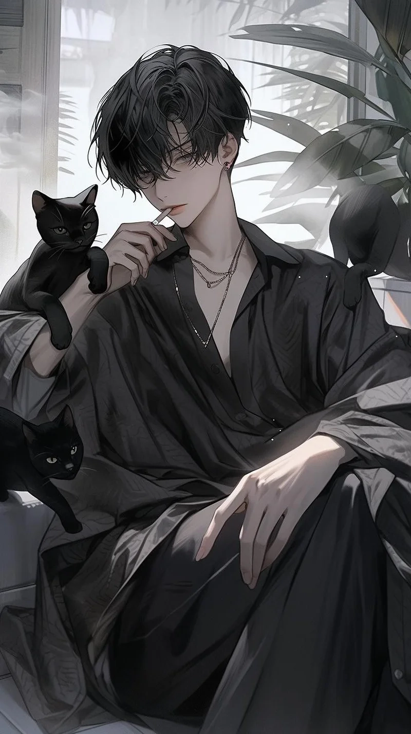 Khám phá thần thái siêu ngầu trong hình ảnh anime nam ngầu lạnh lùng