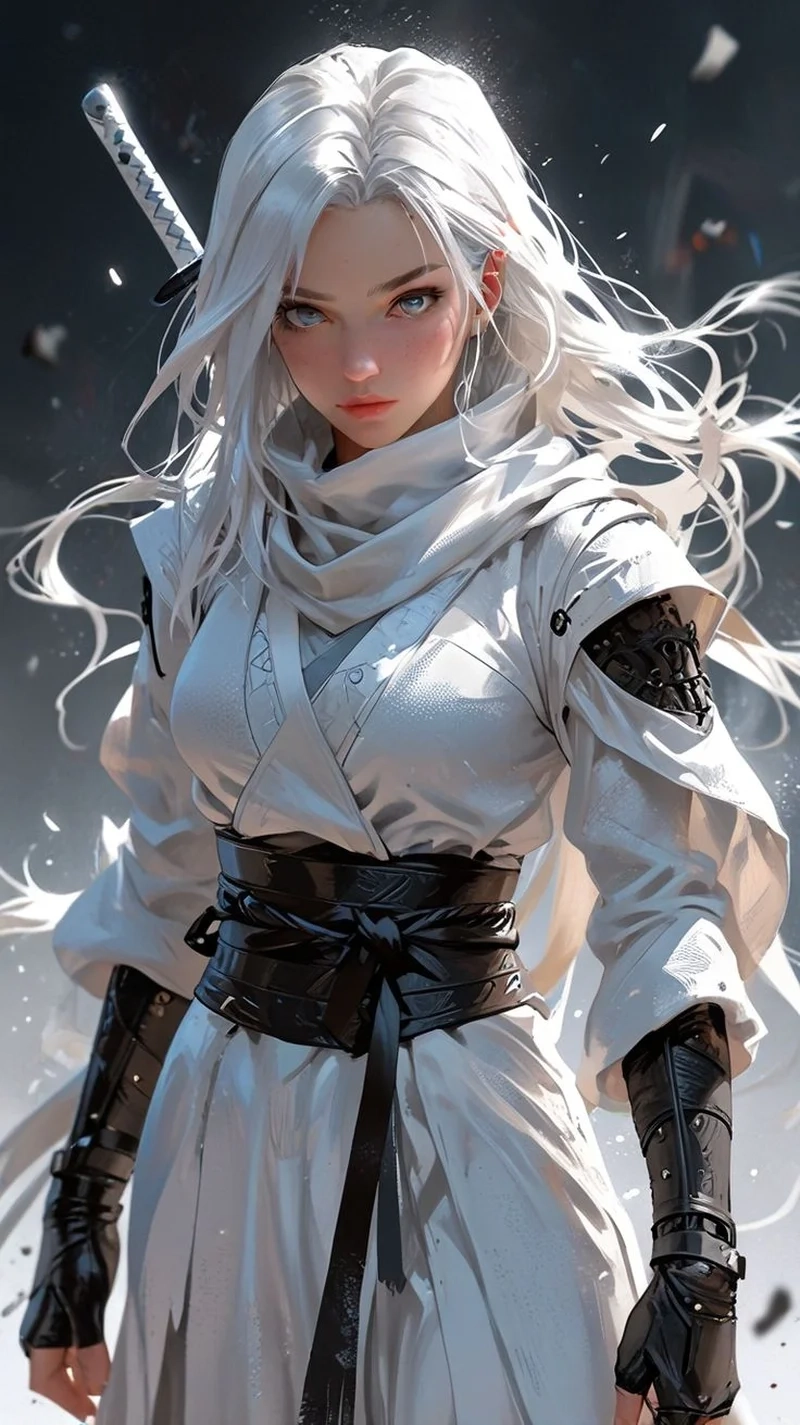 Avatar ấn tượng với hình ảnh anime ngầu nữ cho mạng xã hội