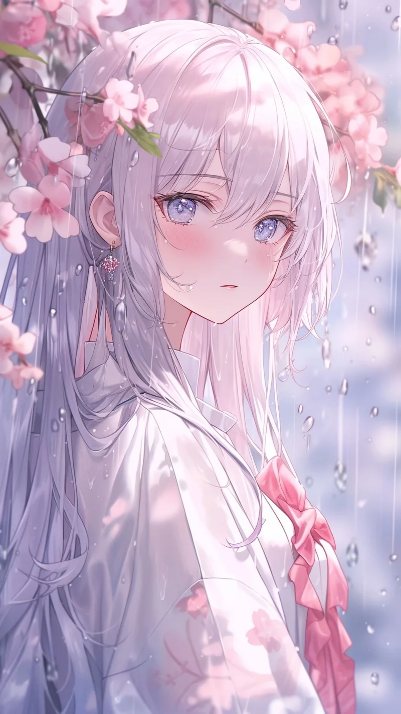 Con gái mê tít với con gái ảnh anime nữ cute đáng yêu