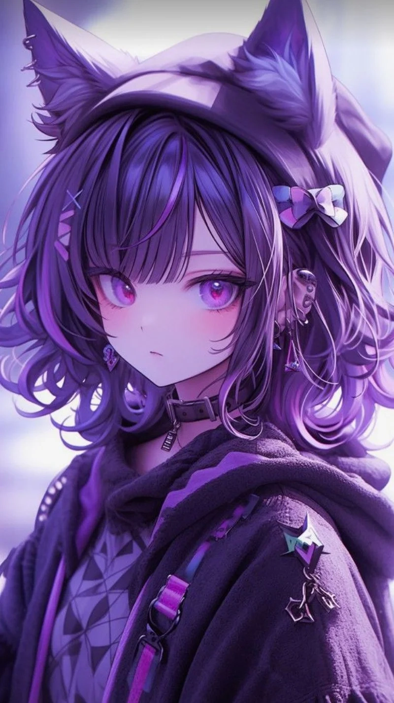 Kết hợp cá tính và đáng yêu với hình ảnh anime ngầu cute nữ