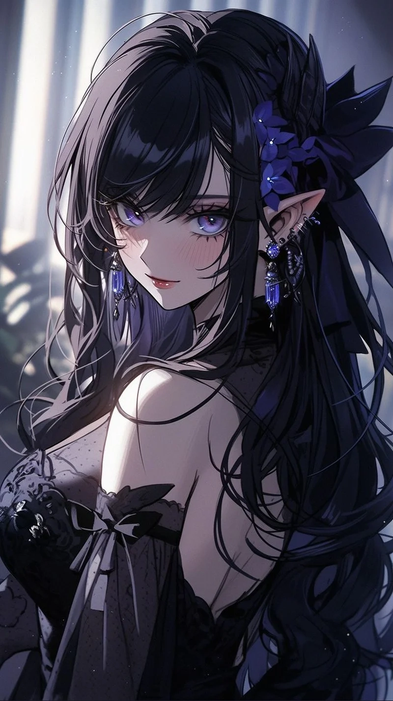 Phong cách nổi bật với hình ảnh anime nữ ngầu lòi