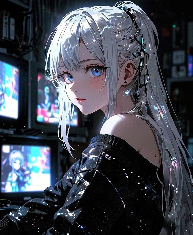 Tận hưởng sự dễ thương mạnh mẽ với hình ảnh anime ngầu cute nữ