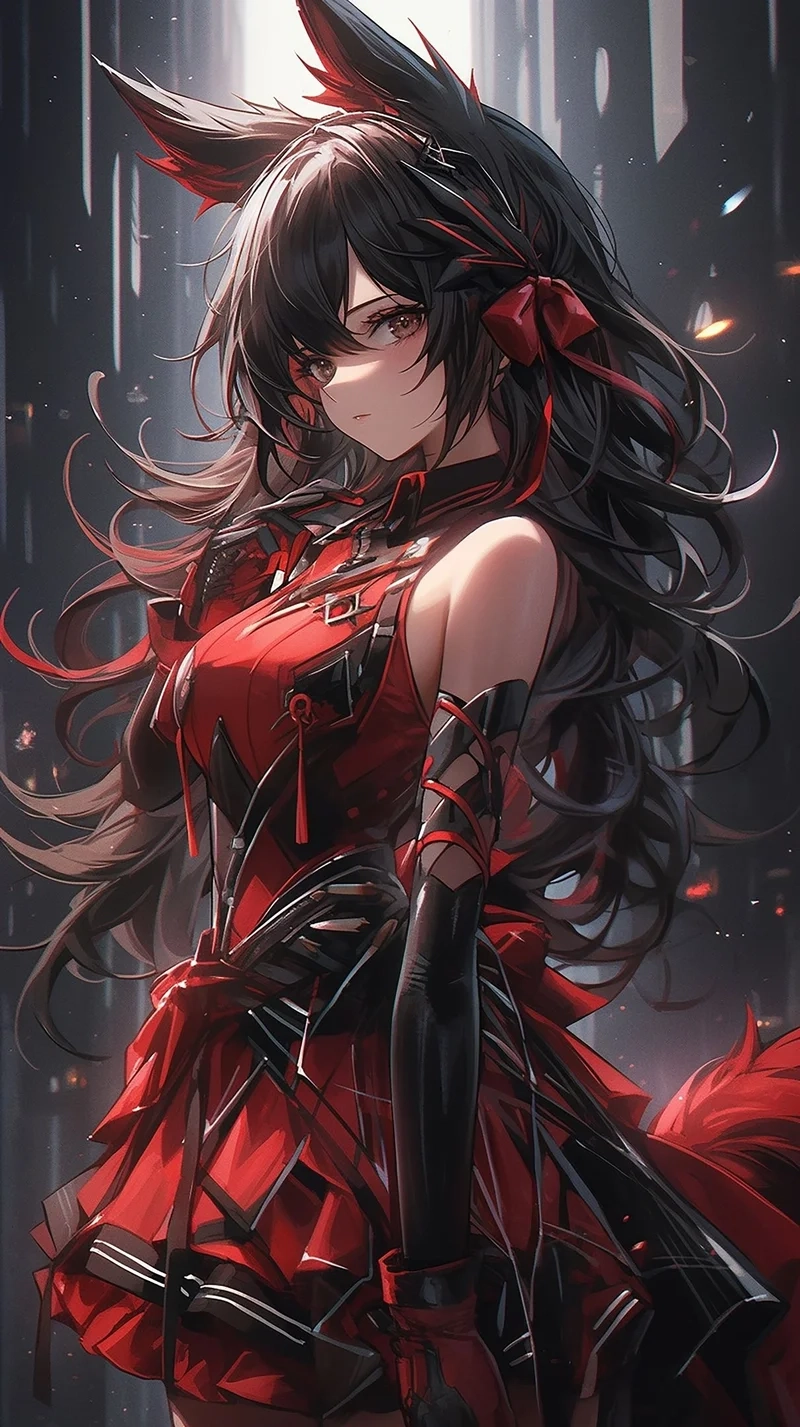 Biến avatar nổi bật nhờ ảnh anime nữ ngầu lạnh lùng ác quỷ