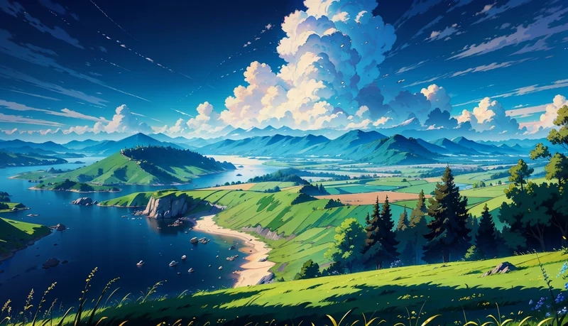 Khám phá không gian mơ mộng với phong cảnh anime đẹp