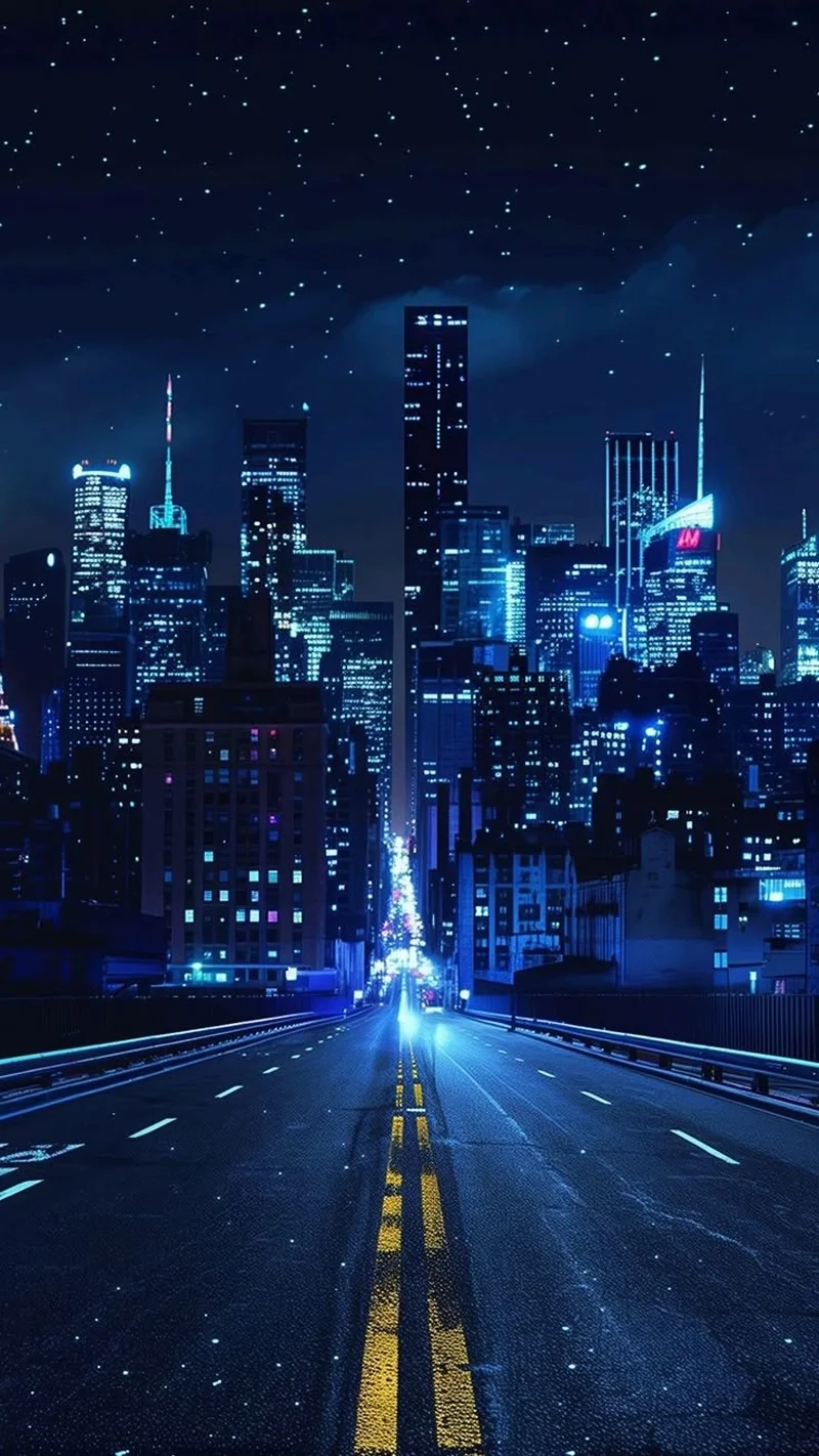 Lặng ngắm bầu trời qua hình phong cảnh đêm