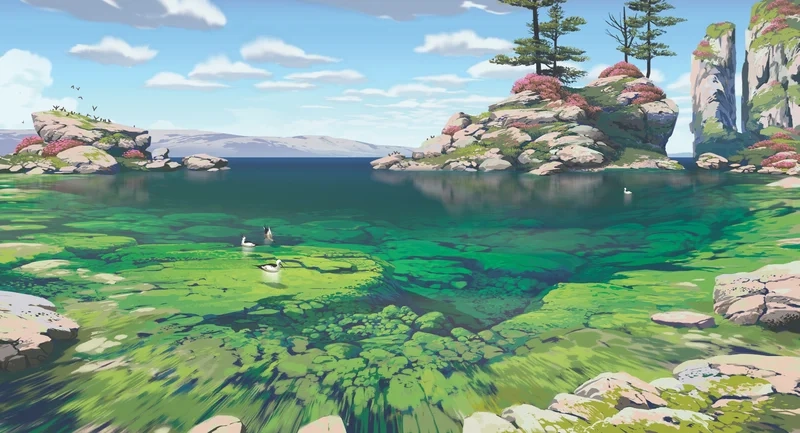 Sáng tạo dễ dàng cùng vẽ tranh phong cảnh anime