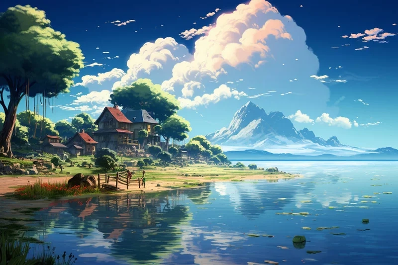 Khám phá thế giới anime với ảnh phong cảnh đẹp trong anime