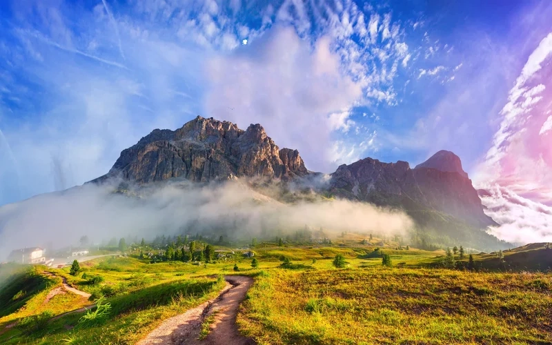 Tranh phong cảnh ruộng bậc thang mang cảm giác thư giãn