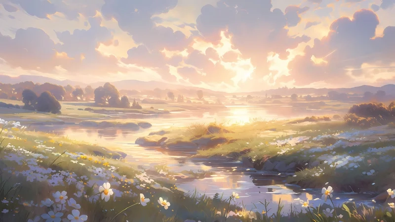 Mỗi ngày thêm cảm hứng nhờ ảnh phong cảnh anime đẹp