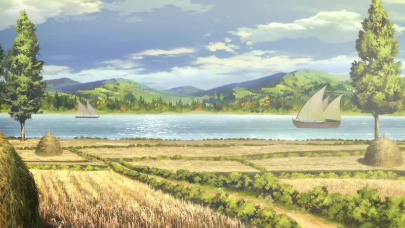 Thư giãn và bình yên cùng ảnh phong cảnh anime yên bình