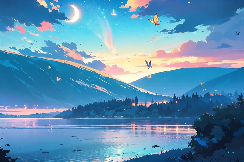 Trang trí màn hình sống động với hình nền phong cảnh anime đẹp